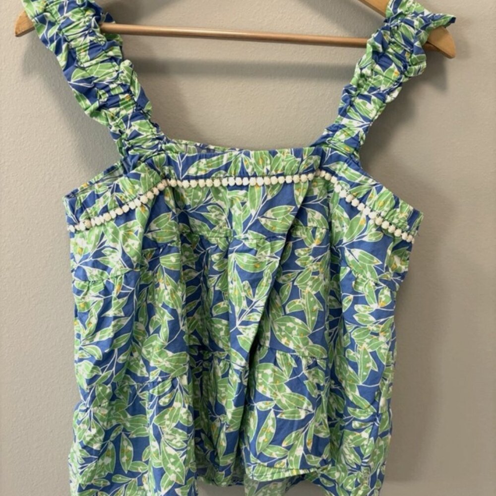 THML Women's Size S Leaf Print Tank Top